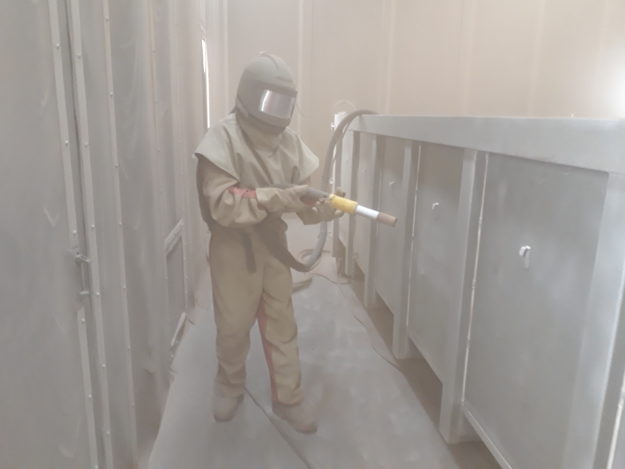 sablage grandes dimensions