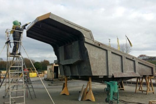 remise en état d'un dumper