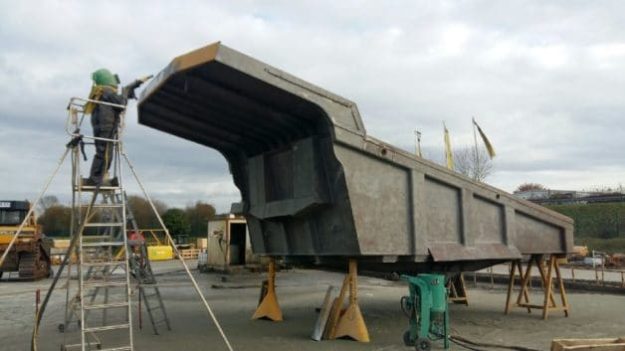 remise en état d'un dumper