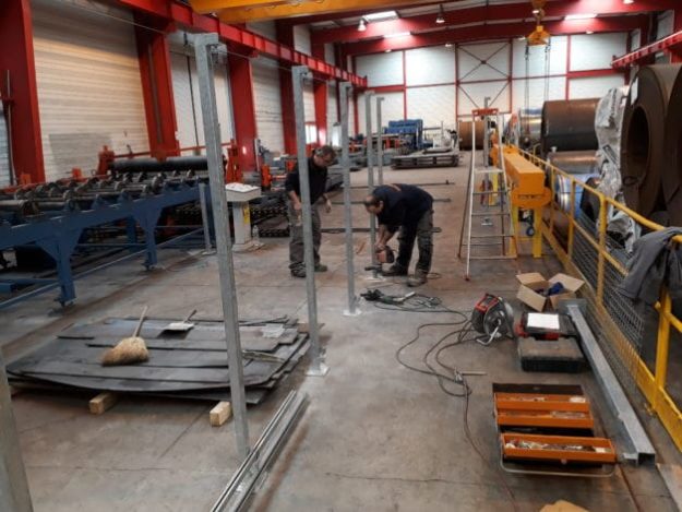 sécurisation de machines protection grillagées