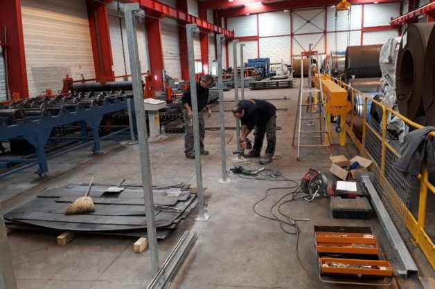 sécurisation de machines protection grillagées