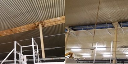 changement de volet d'aération